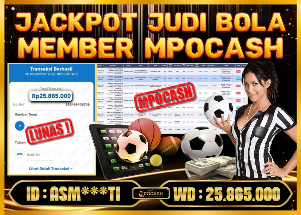 MPOCASH JACKPOT JUDI BOLA